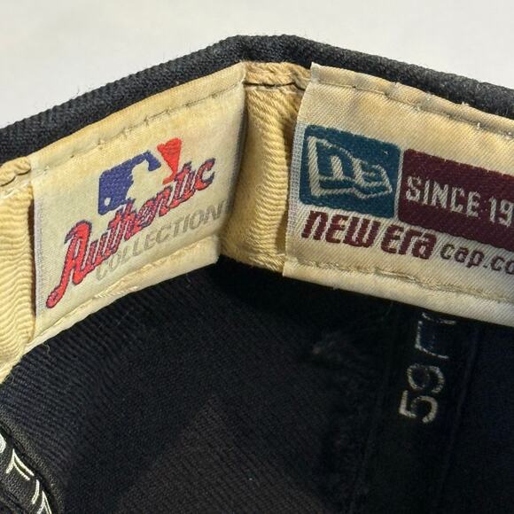 Vintage New Era 59Fifty Men's Cap Detroit Tigers On Field Small Logo Navy 6 7/8 - Picture 3 of 7